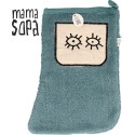 Mama Sopa Washand - Bubble Blauw