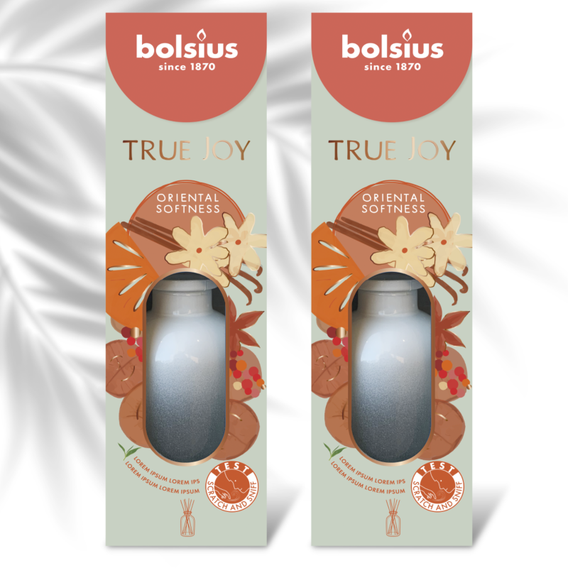 Bolsius True Joy Geurstokjes - Oriental Softness - 80ml - 2 Stuks