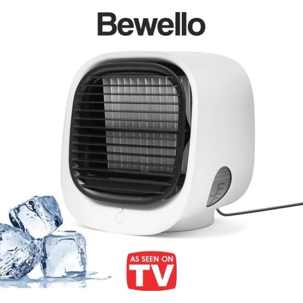 Bewello Portable Luchtkoeler | Mobiele Aircooler | Lucht Koeler | Ventilator | 3 Snelheden | Koelen | Airco | BW2009WH