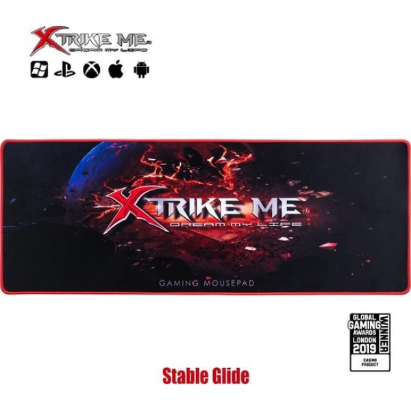 XTRIKE ME Gaming XL Fiber Muismat Anti Slip 920 x 294 x 4 mm - MP-204