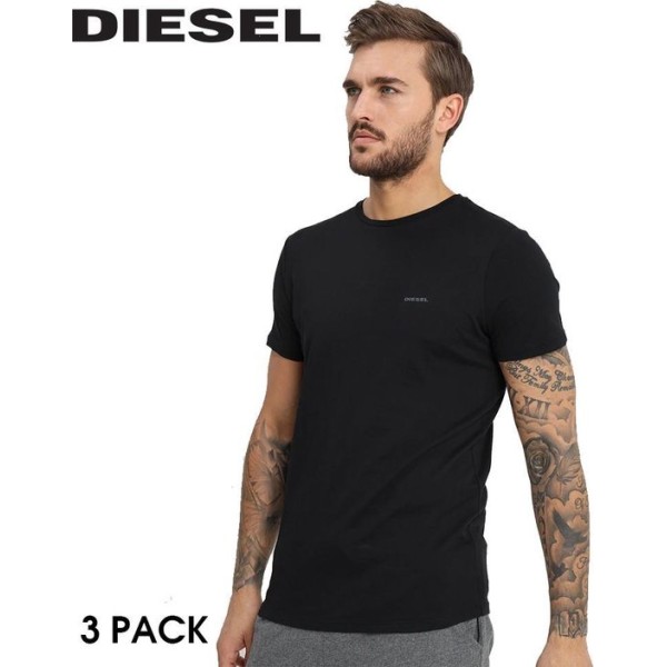 Diesel All Timers Round Neck T-Shirt 100% Katoen - 3 Pack - L
