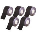 Deal Tools PVC Isolatietape 50mm x 10m - Multi Pack - 5 Stuks - Zwart